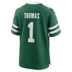 NY.Jets #1 Azareye'h Thomas Legacy Green Team Game Football jersey Fedasgoge
