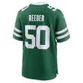 NY.Jets #50 Troy Reeder Legacy Green Team Game Football jersey Fedasgoge
