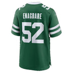 NY.Jets #52 Kingsley Enagbare Legacy Green Team Game Football jersey Fedasgoge