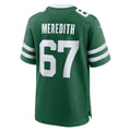 NY.Jets #67 Jordan Meredith Legacy Green Team Game Football jersey Fedasgoge