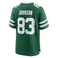 NY.Jets #83 Tyler Johnson Green Legacy Team Game Jersey Fedasgoge