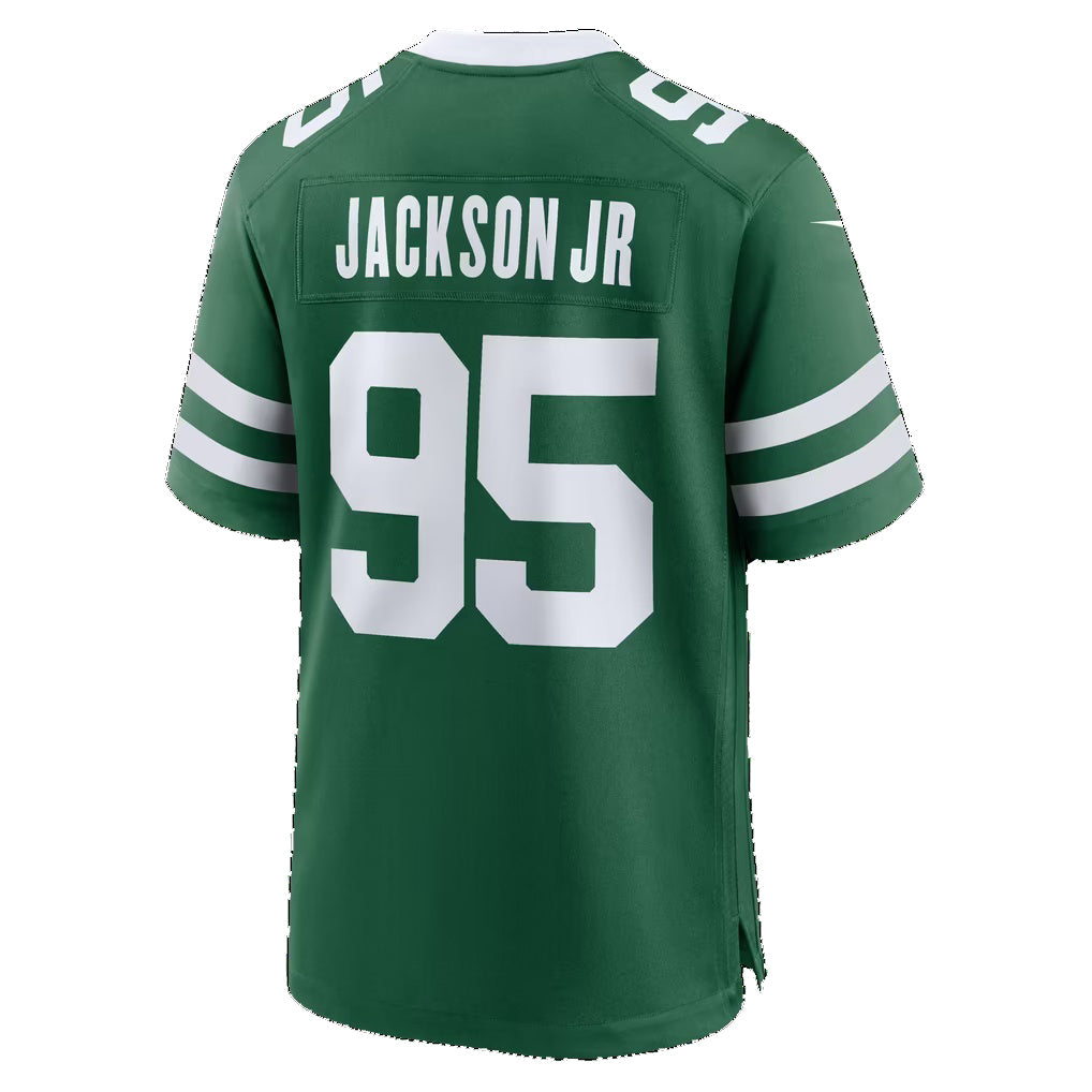 NY.Jets #95 Darrell Jackson Jr. Legacy Green Fedasgoge Team Game Jersey