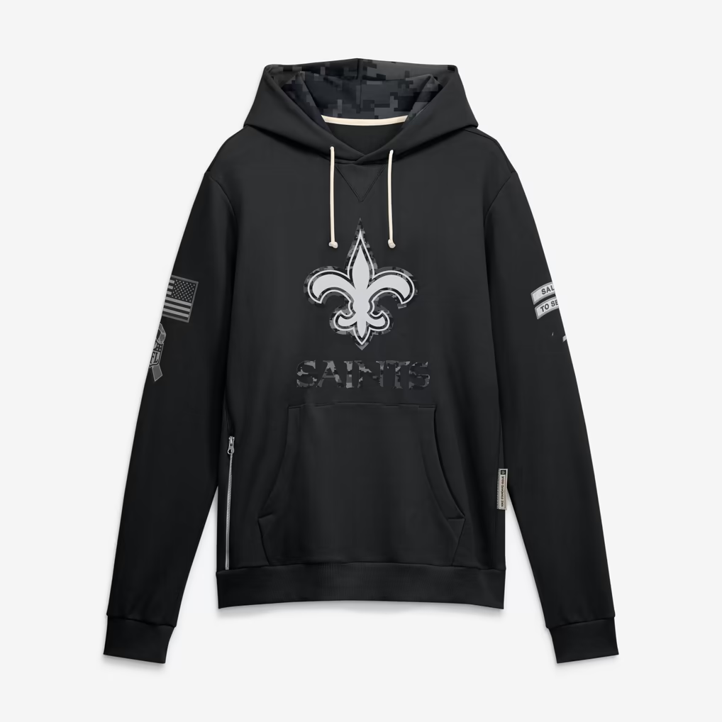 NO.Saints 2026 Salute To Service Club Pullover Hoodie Cheap sale Birthday and Christmas gifts Stitched American Football jersey Fedasgoge