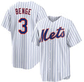 New York Mets #3 Carson Benge 2026 White Cool Base Stitched Jersey Fedasgoge