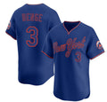 New York Mets #3 Carson Benge Royal Alternate Limited Stitched Jersey Fedasgoge