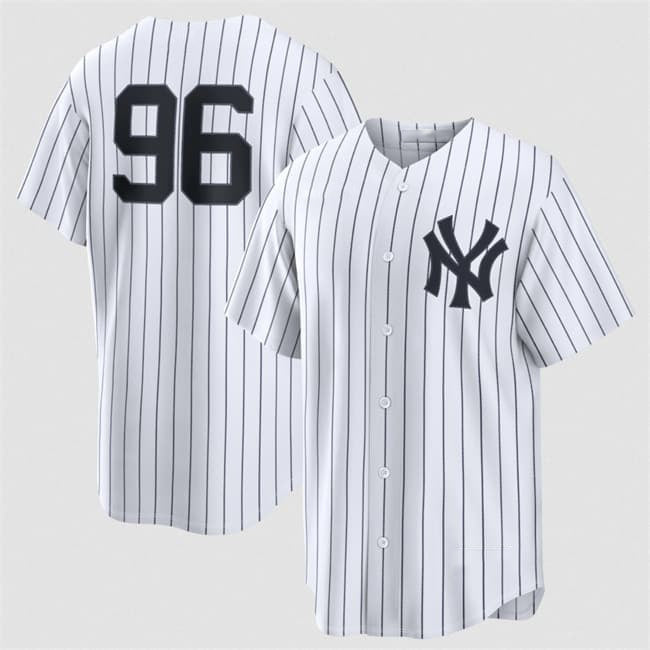 New York Yankees #96 George Lombard Jr White No Name Home Limited Stitched Jersey Fedasgoge