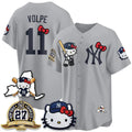 New York Yankees #11 Anthony Volpe Gray Fedasgoge Meow KT 2026 Vapor Limited All Stitched Jersey