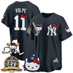 New York Yankees #11 Anthony Volpe Navy Fedasgoge Meow KT 2026 Vapor Limited All Stitched Jersey