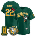 Oakland Athletics #22 Jeff McNeil Green Fedasgoge Meow KT 2026 Vapor Limited Stitched Jersey