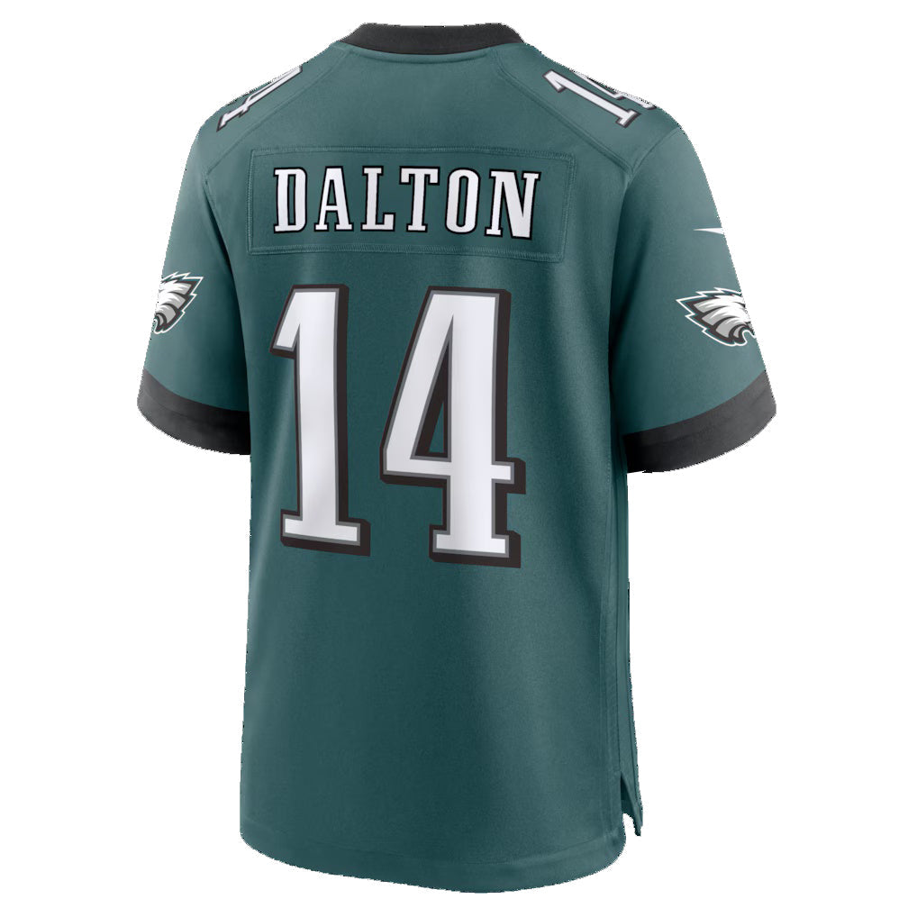 P.Eagles #14 Andy Dalton Midnight Green Team Game Jersey Fedasgoge