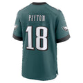 P.Eagles #18 Cole Payton Midnight Green Team Game Football jersey Fedasgoge
