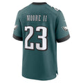 P.Eagles #23 Kenny Moore II Midnight Green Team Game Jersey Fedasgoge