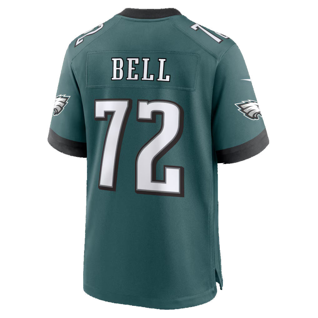 P.Eagles #72 Markel Bell Midnight Green Team Game Jersey Fedasgoge