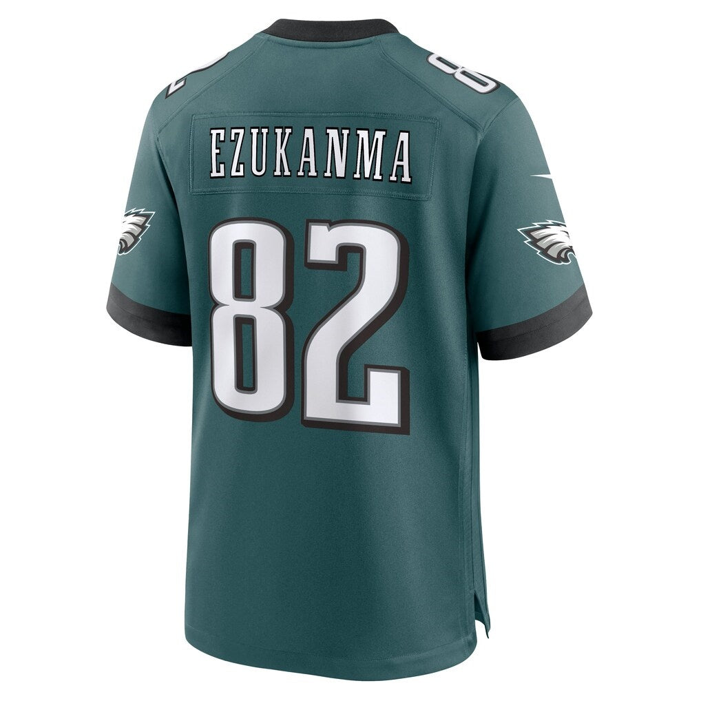P.Eagles #82 Erik Ezukanma Midnight Green Team Game Jersey Fedasgoge