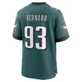 P.Eagles #93 Uar Bernard Midnight Green Team Game Football jersey Fedasgoge