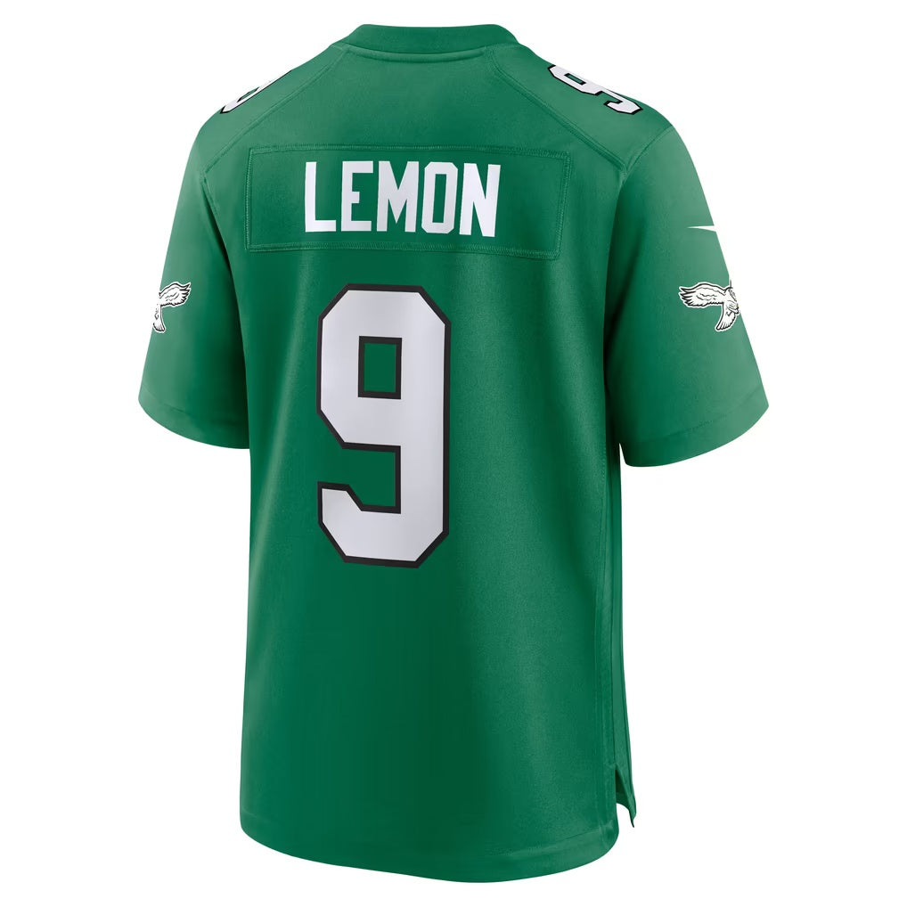 P.Eagles #9 Makai Lemon Kelly Green Alternate Game Football jersey Fedasgoge