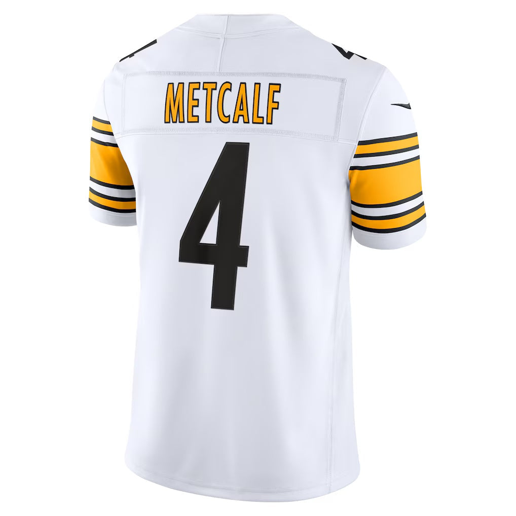 P.Steelers #4 DK Metcalf White Vapor F.U.S.E. Stitched Limited Jersey Fedasgoge