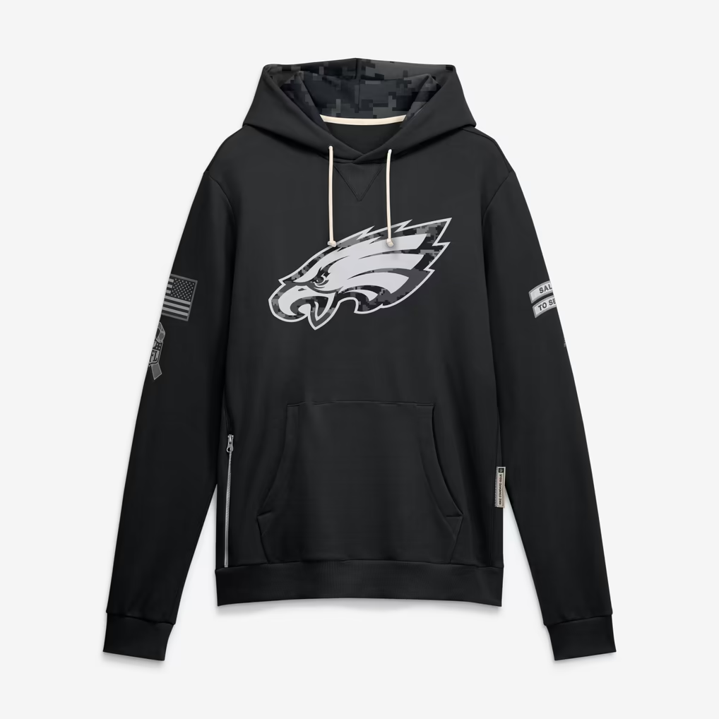 P.Eagles 2026 Salute To Service Club Pullover Hoodie Cheap sale Birthday and Christmas gifts Stitched American Football jersey Fedasgoge