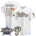 Philadelphia Phillies #10 J.T. Realmuto White Fedasgoge Halloween 2026 Vapor Limited Stitched Jersey
