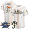 Philadelphia Phillies #3 Bryce Harper White Fedasgoge Halloween 2026 Vapor Limited Stitched Jerseys