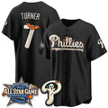 Philadelphia Phillies #7 Trea Turner Black Fedasgoge Halloween 2026 Vapor Limited Stitched Jersey