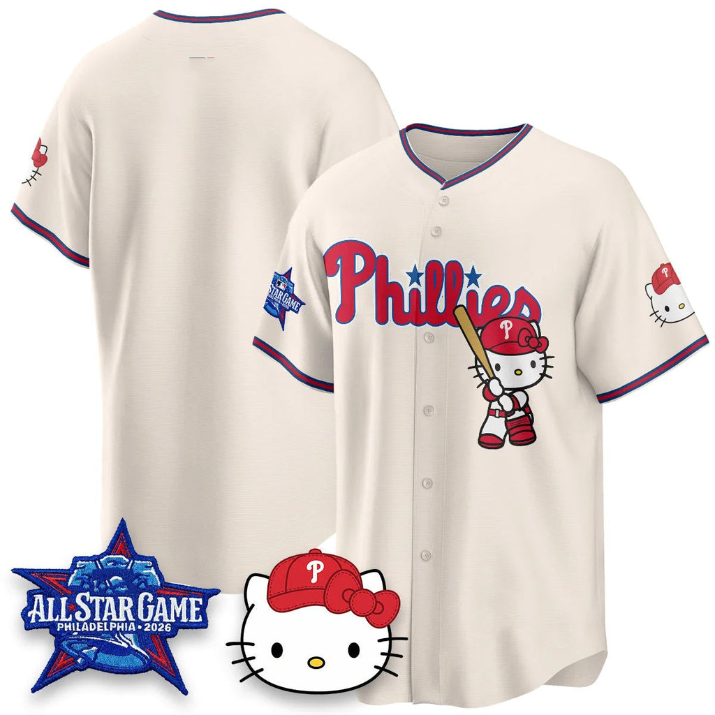 Philadelphia Phillies Cream Fedasgoge Meow KT Vapor Limited V2 Stitched Jersey