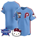 Philadelphia Phillies Light Blue Fedasgoge Meow KT Vapor Limited V2 Stitched Jersey