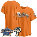 Philadelphia Phillies Orange Fedasgoge Halloween 2026 Vapor Limited Stitched Jersey