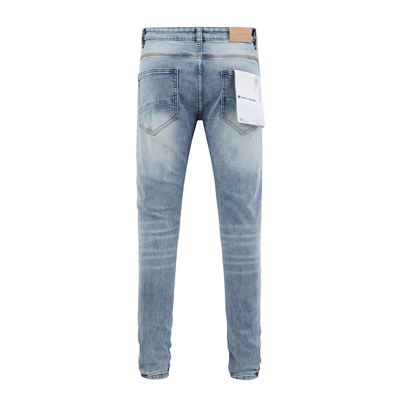 Men's Purple Fashionable Casual Jeans Pants Size 28-36