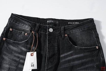 Men's Purple Fashionable Casual Jeans Pants Size 30-38