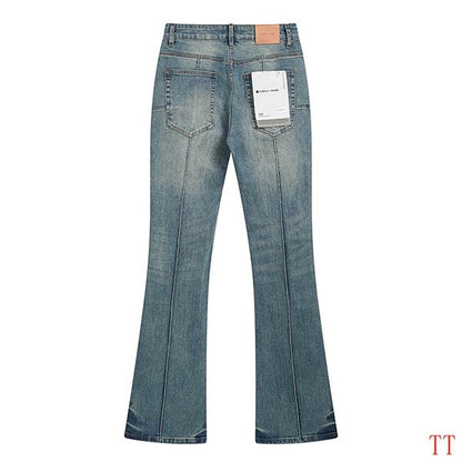 Men's Purple Fashionable Casual Jeans Pants Size 30-38