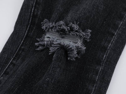 Men's Purple Fashionable Casual Jeans Pants Size 30-38