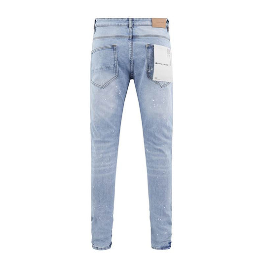Men's Purple Fashionable Casual Jeans Pants Size 30-38