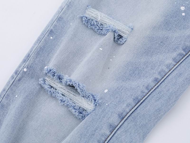 Men's Purple Fashionable Casual Jeans Pants Size 30-38