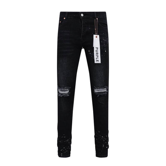 Men's Purple Fashionable Casual Jeans Pants Size 30-38