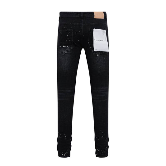 Men's Purple Fashionable Casual Jeans Pants Size 30-38