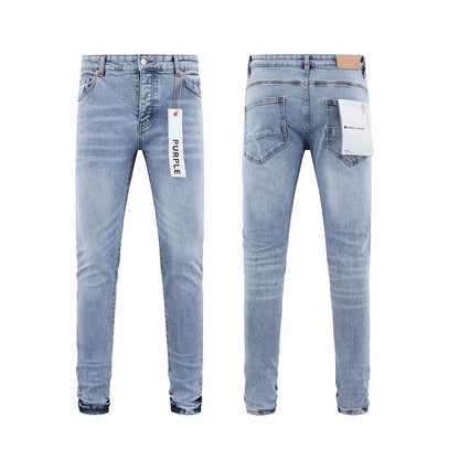 Men's Purple Fashionable Casual Jeans Pants Size 30-38