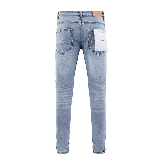 Men's Purple Fashionable Casual Jeans Pants Size 30-38