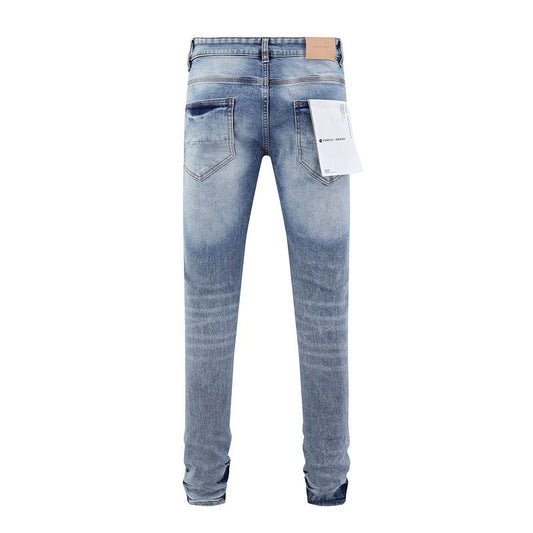 Men's Purple Fashionable Casual Jeans Pants Size 30-38