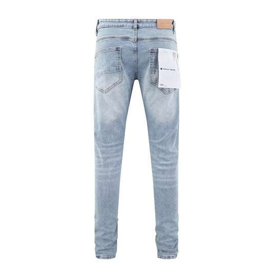 Men's Purple Fashionable Casual Jeans Pants Size 30-38