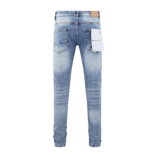 Men's Purple Fashionable Casual Jeans Pants Size 30-38