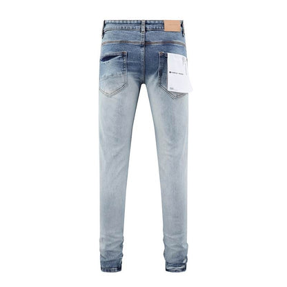 Men's Purple Fashionable Casual Jeans Pants Size 30-38