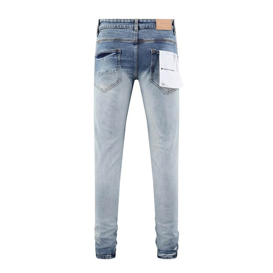 Men's Purple Fashionable Casual Jeans Pants Size 30-38