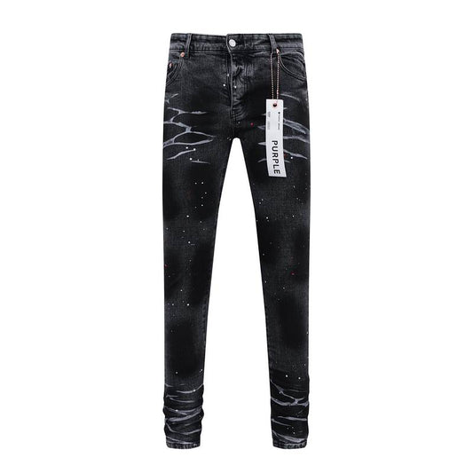 Men's Purple Fashionable Casual Jeans Pants Size 30-38