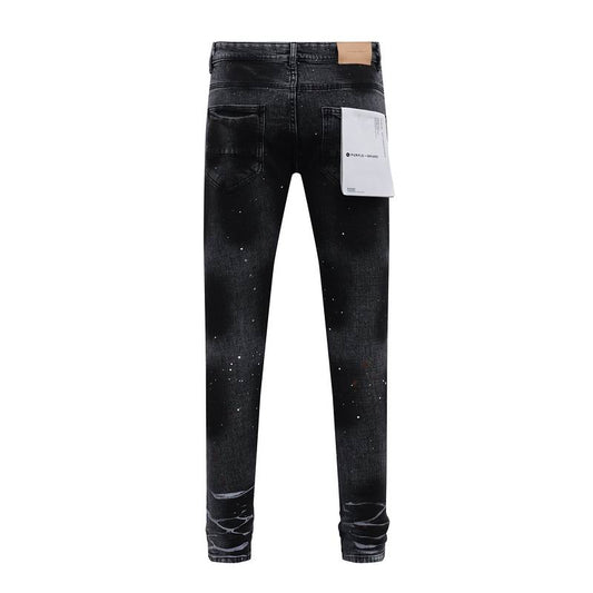 Men's Purple Fashionable Casual Jeans Pants Size 30-38