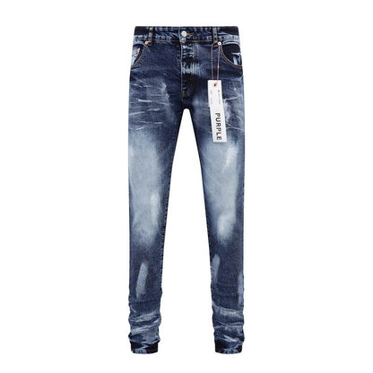 Men's Purple Fashionable Casual Jeans Pants Size 30-38