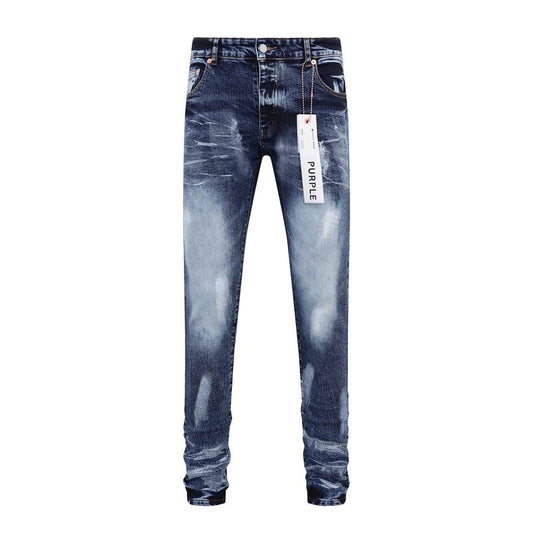 Men's Purple Fashionable Casual Jeans Pants Size 30-38