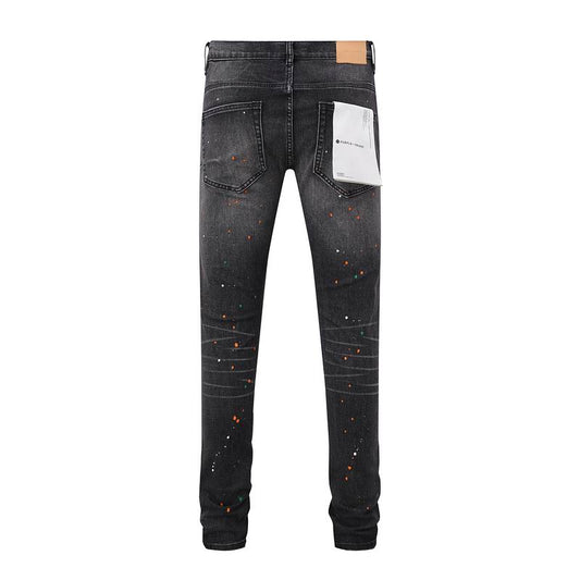 Men's Purple Fashionable Casual Jeans Pants Size 30-38