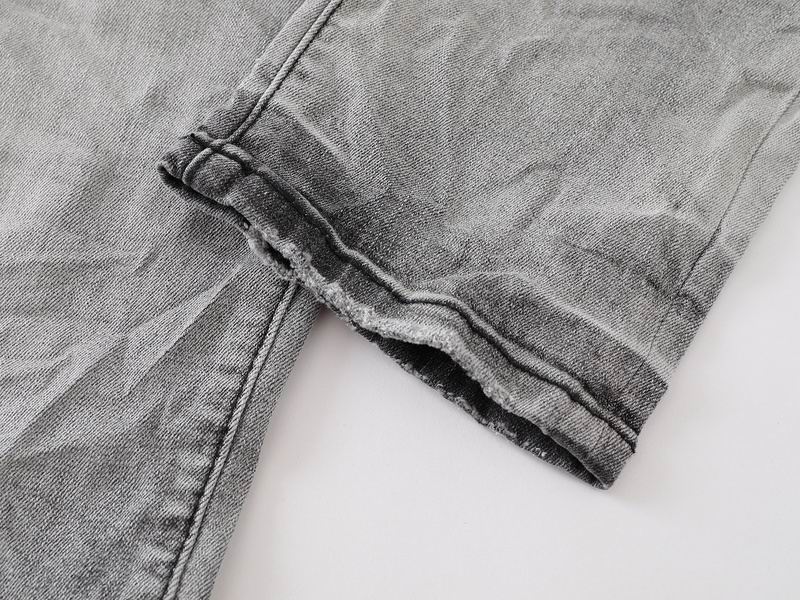 Men's Purple Fashionable Casual Jeans Pants Size 30-38