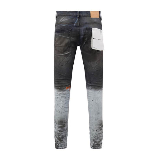 Men's Purple Fashionable Casual Jeans Pants Size 30-38